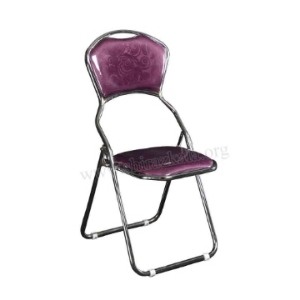 تصویر  صندلی تاشو بنفش