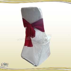 تصویر  صندلی تاشو با کاور و شال