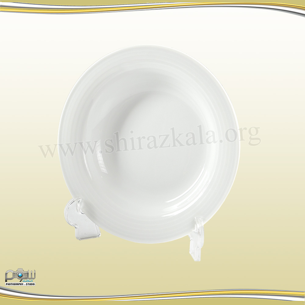 تصویر  بشقاب خورش گرد چینی